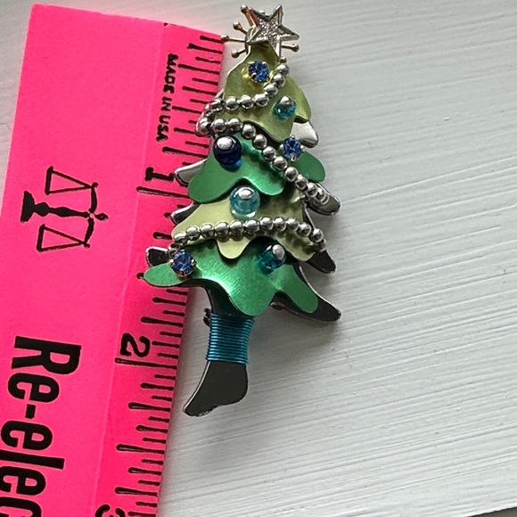 Liztech Liz Tech Holiday Christmas Tree Brooch - Picture 6 of 6